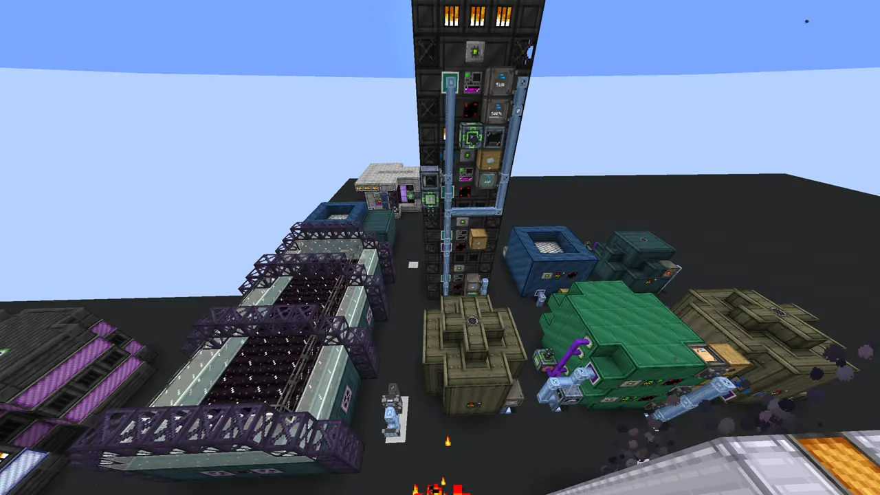 Aerogel production line using all parallel multiblocks