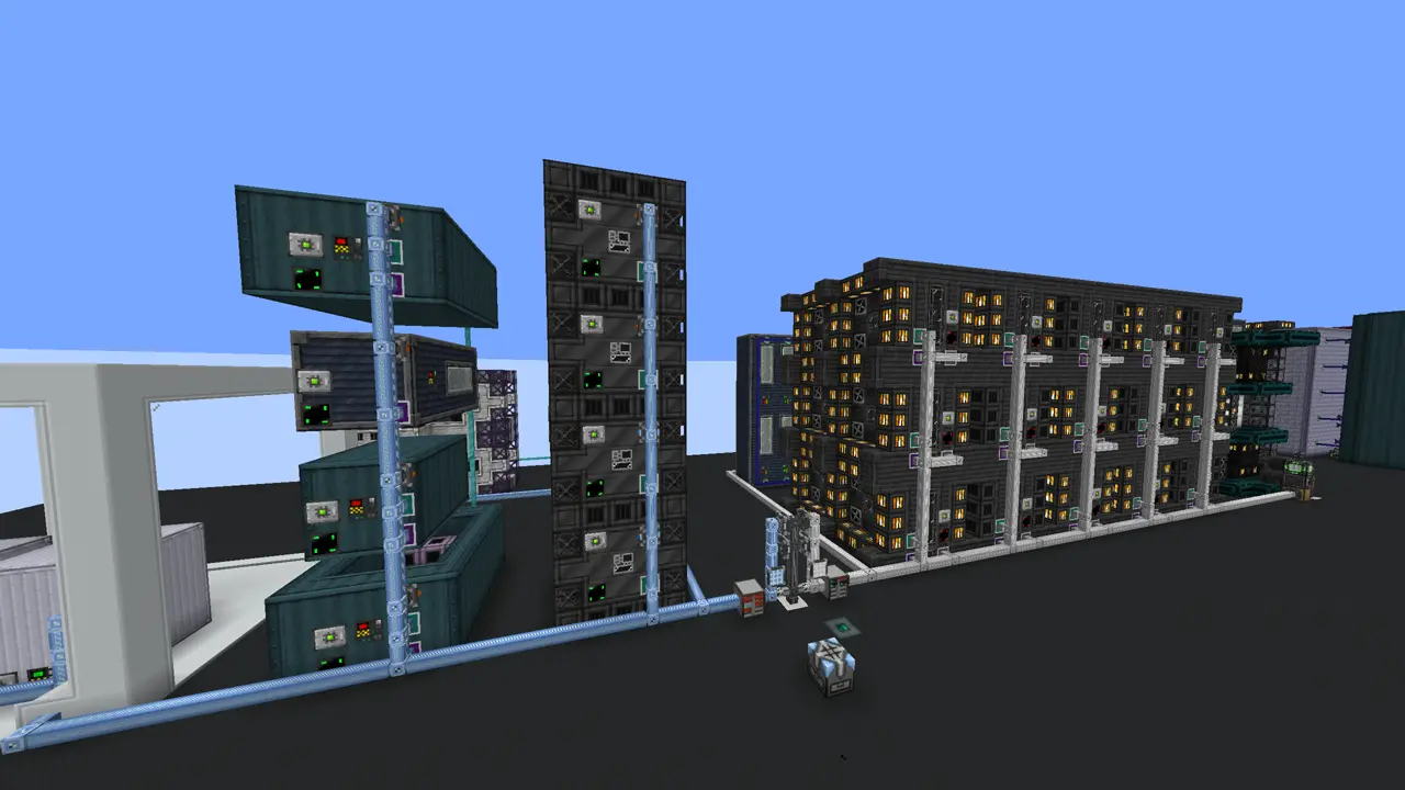A huge block of nuclear reactors for producing echo shard dust