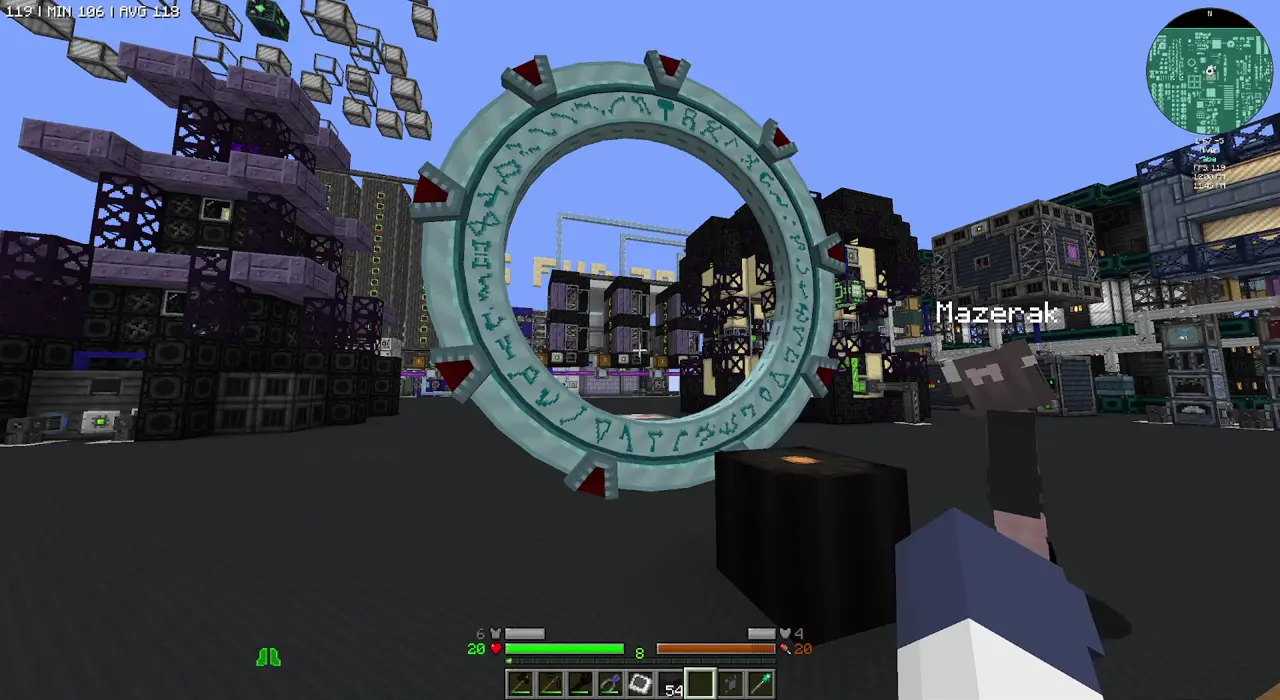 Stargate multiblock completed but not yet activated