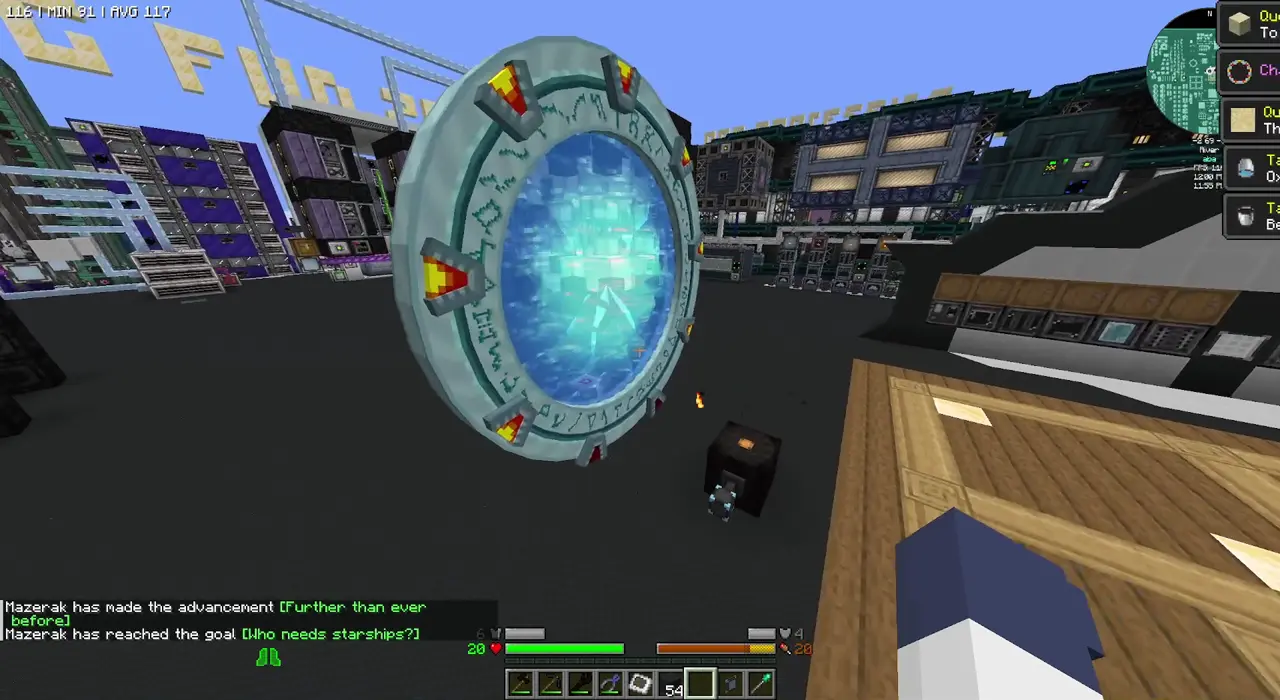 Stargate multiblock completed and activated