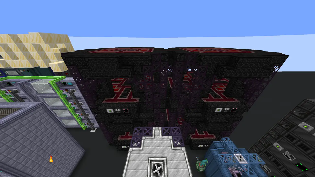 Four titan forges, two stacks of two