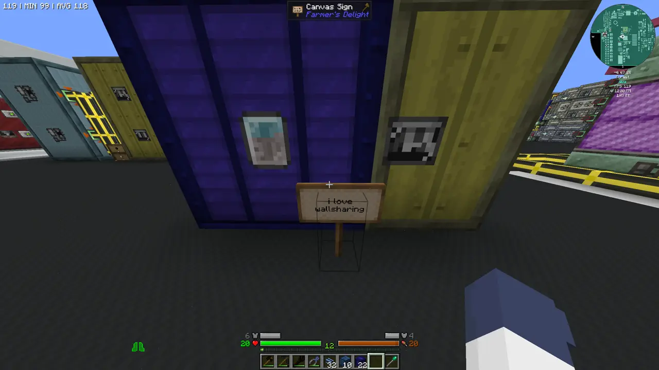 Two different machines with different casings somehow wallsharing